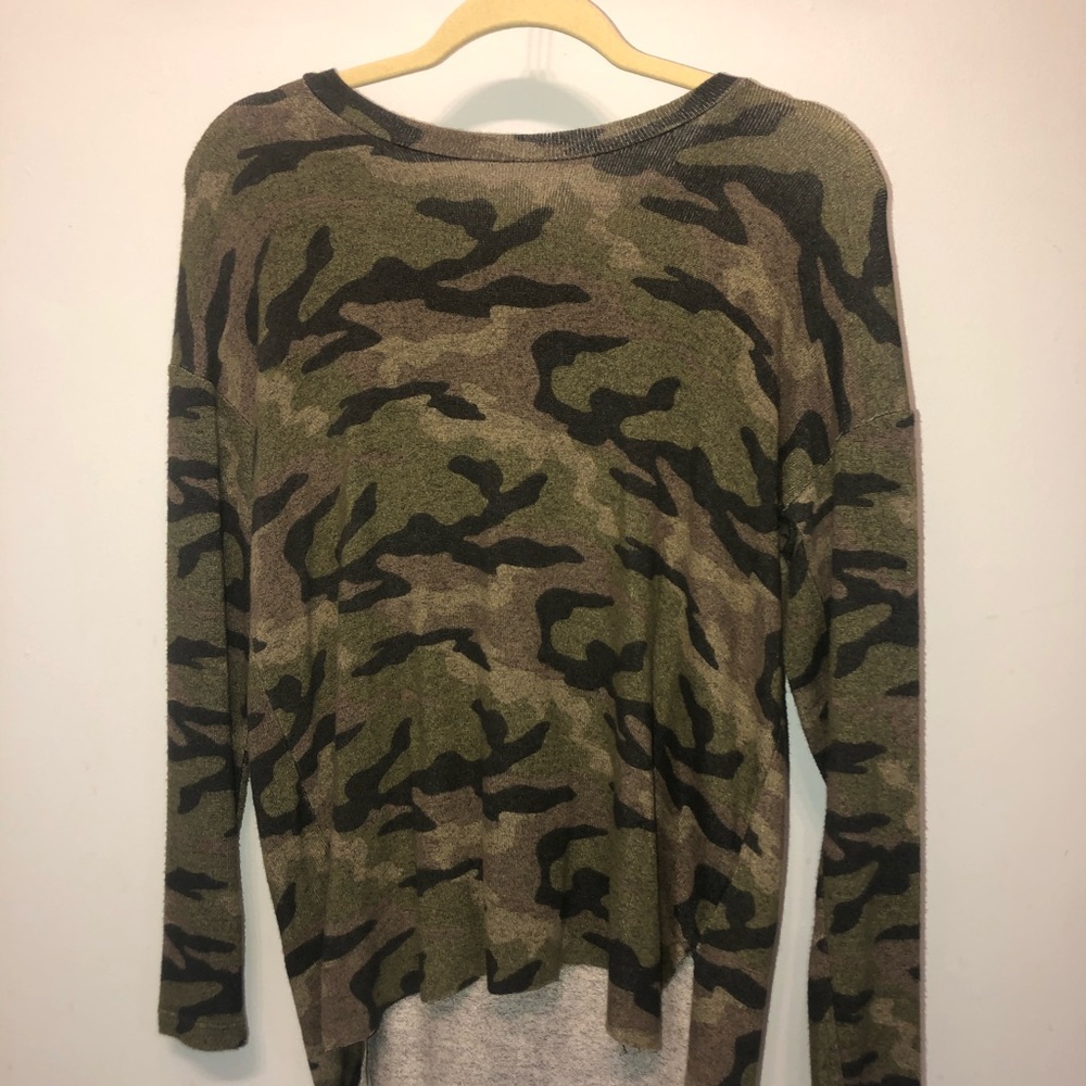 American Eagle Camo Sweater